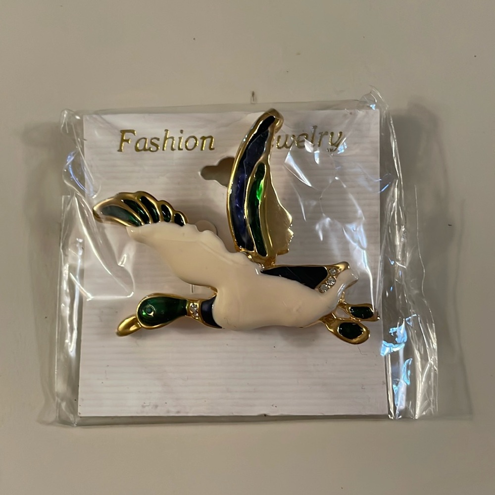 Vintage Mallard Duck Fashion Pin
